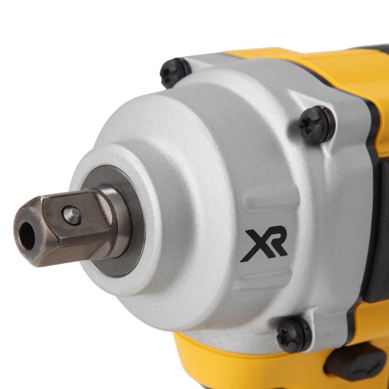 Juego de herramientas inalámbricas industriales DEWALT 20V MAX XR de 2 herramientas con llave de impacto de 1/2 pulgadas, pistola de grasa y (1) batería de 20V 5.0Ah - DCK206P1