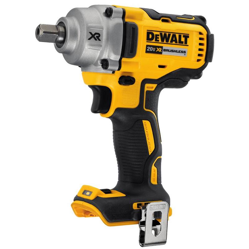 Juego de herramientas inalámbricas industriales DEWALT 20V MAX XR de 2 herramientas con llave de impacto de 1/2 pulgadas, pistola de grasa y (1) batería de 20V 5.0Ah - DCK206P1