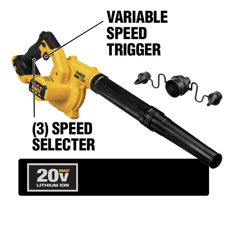 Kit de combinación inalámbrico DEWALT 20V MAX de 10 herramientas con batería de iones de litio, Llave de impacto sin escobillas ATOMIC 20V MAX de 1/2 pulgadas y (2) baterías de 2Ah - DCK1020D2WF921B.