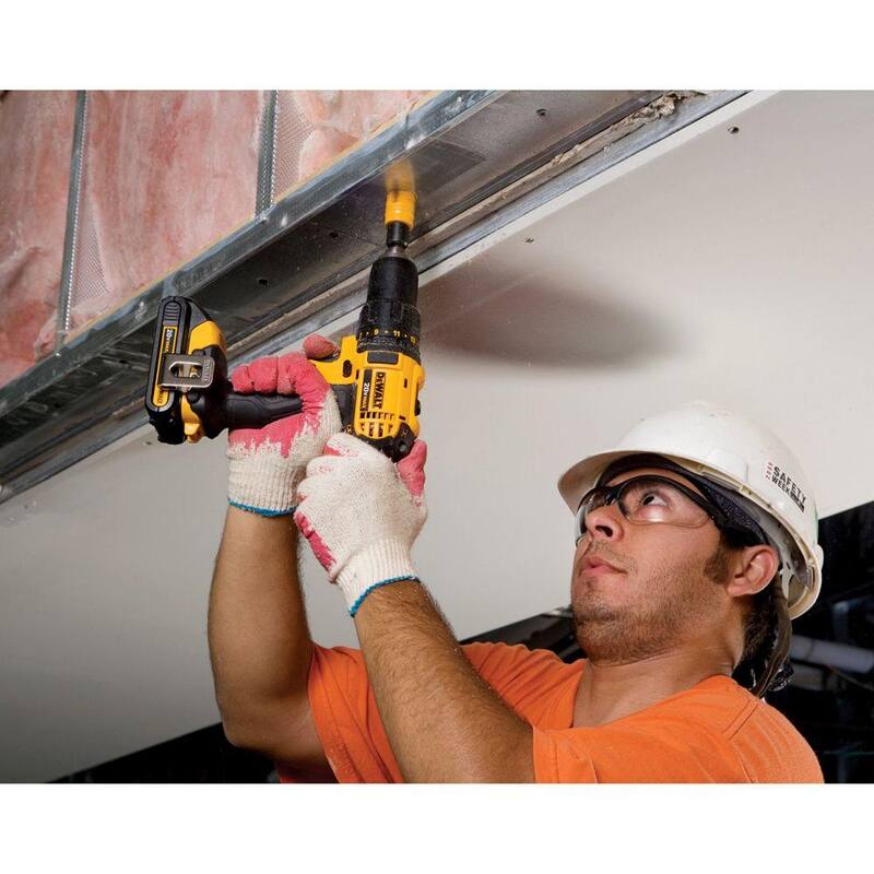 Juego combo de 2 herramientas inalámbricas DEWALT 20V MAX Taladro de impacto con (2) baterías de 20V 1.5Ah, cargador y bolsa - DCK280C2.