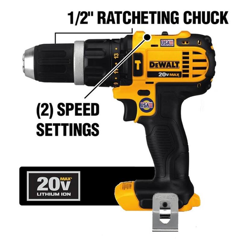 Juego de Combo DEWALT de 4 herramientas inalámbricas de 20V MAX de iones de litio, Estuche TOUGHSYSTEM, Batería de 2Ah, Batería de 4Ah y Cargador - DCKTS425D1M1