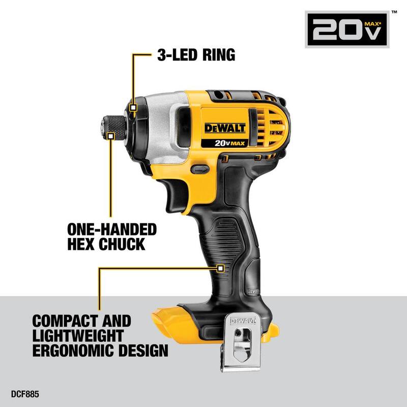 Kit de herramientas inalámbricas DEWALT 20V MAX con 4 herramientas, (2) baterías de 20V 2.0Ah y cargador - DCK421D2