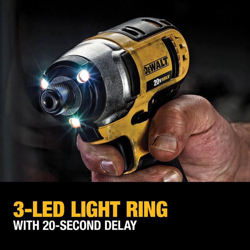 Kit de herramientas inalámbricas DEWALT 20V MAX con 4 herramientas, (2) baterías de 20V 2.0Ah y cargador - DCK421D2