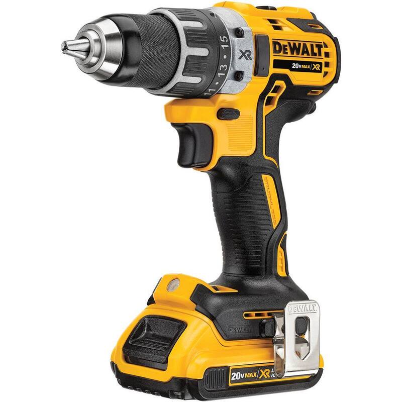 Kit combo DEWALT 20V MAX XR de taladro/impacto inalámbrico de iones de litio sin escobillas. Herramienta oscilante de 20V y (2) baterías de 20V 2.0Ah - DCK283D2WDCS356