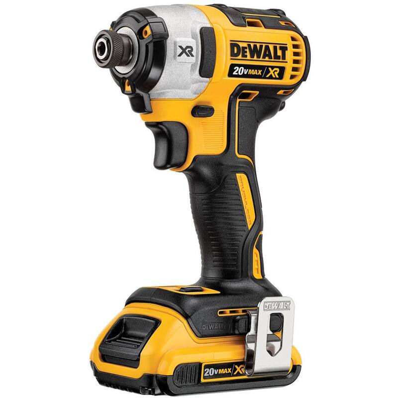 Kit combo DEWALT 20V MAX XR de taladro/impacto inalámbrico de iones de litio sin escobillas. Herramienta oscilante de 20V y (2) baterías de 20V 2.0Ah - DCK283D2WDCS356