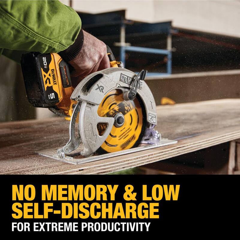 Kit combinado inalámbrico DEWALT 20V MAX con 4 herramientas, incluye (2) baterías de 5.0Ah y cargador - DCK447P2