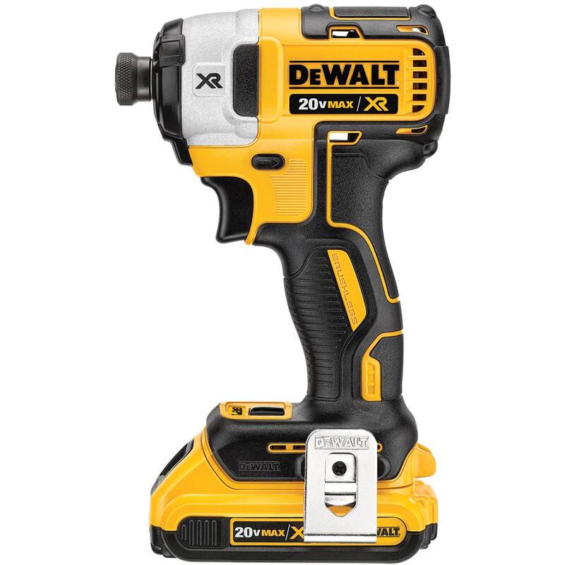 DEWALT 20V MAX XR Kit Combo Inalámbrico de Ion de Litio Sin Escobillas de 2 Herramientas, Sierra Recíproca 20V, (2) Baterías de 20V 4.0Ah, y Cargador - DCK299M2w380