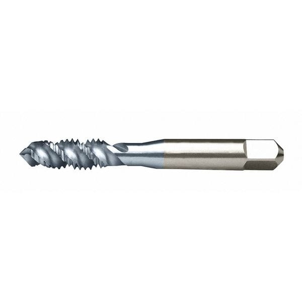 Cleveland Spiral Flute Tap, M6-1.00, Plug, Metric, 3 Flutes, TiCN - C58908