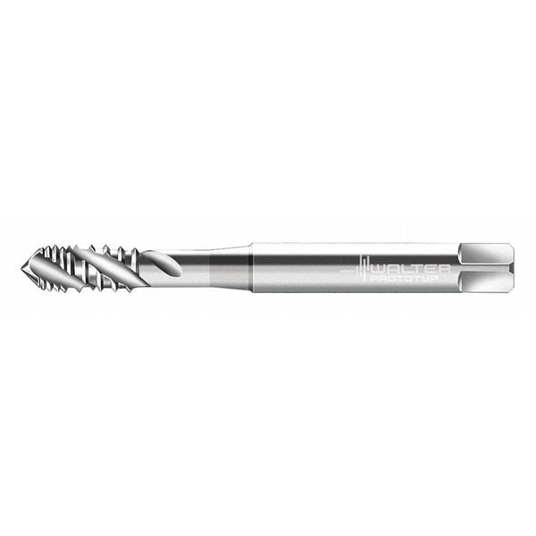 Walter Spiral Flute Tap, M4-0.70, Plug, Metric Coarse, 3 Flutes, Uncoated - P40519-M4