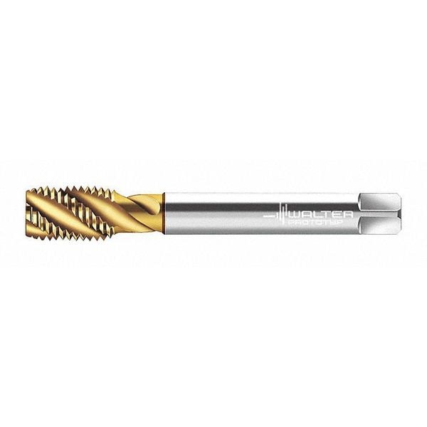 Walter Spiral Flute Tap Plug, 4 Flutes - TC115-M12X1.25-L0-WY80FC