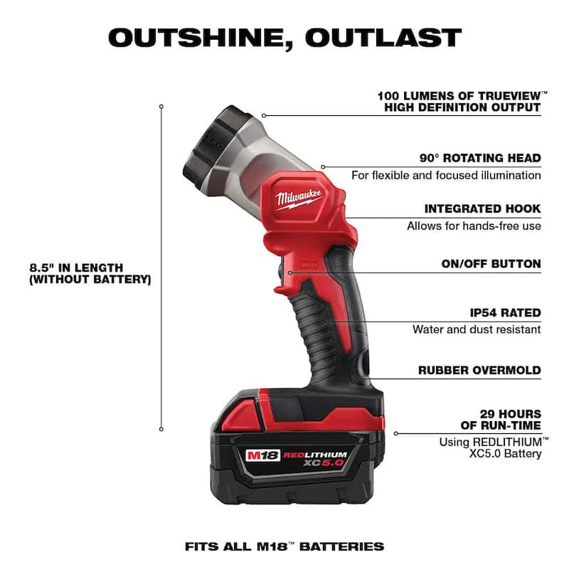 Milwaukee M18 FUEL 18V Lithium-Ion Brushless Cordless Combo Kit con (2) Baterías de 5.0 Ah (7 herramientas) y Sierra de Corte Profundo - 3697-27-2729-20
