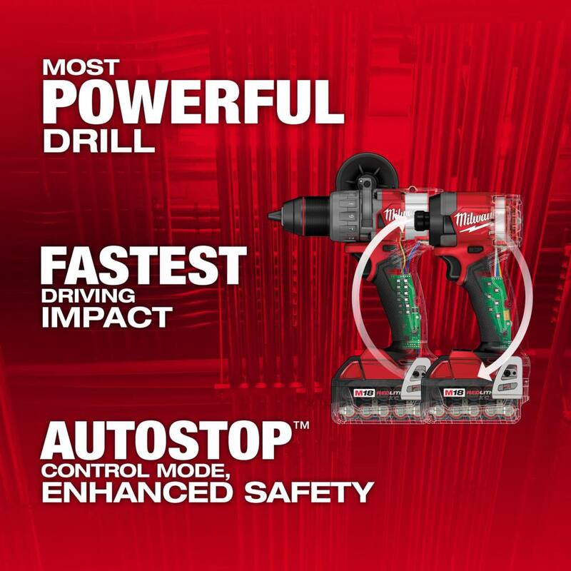 Milwaukee M18 FUEL 18-Volt Lithium-Ion Brushless Cordless Combo Kit 2-Tool with 2 Batteries Charger 4-1/2in. to 5in. Grinder - 3697-22-2880-20

Kit de combo inalámbrico sin escobillas Milwaukee M18 FUEL de 18 voltios con 2 herramientas, 2 baterías, cargador y esmeril de 4-1/2 a 5 pulgadas - 3697-22-2880-20