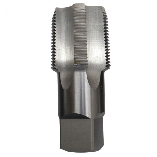 Tap America Pipe Tap, Series TA, Imperial, 1141112 Size, NPT Thread Standard, 5 Flutes, Right Hand Cuttin - T/A64011