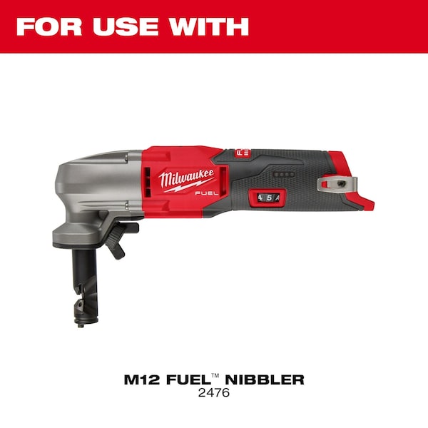 Milwaukee Tool Punch and Die Set for M12 FUEL 16 Gauge Nibbler - 48-44-0272
