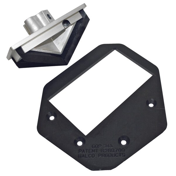 Malco Punch And Die Assy - 3 X4 In. (76 X 102Mm) X-Style - GOP34XUK