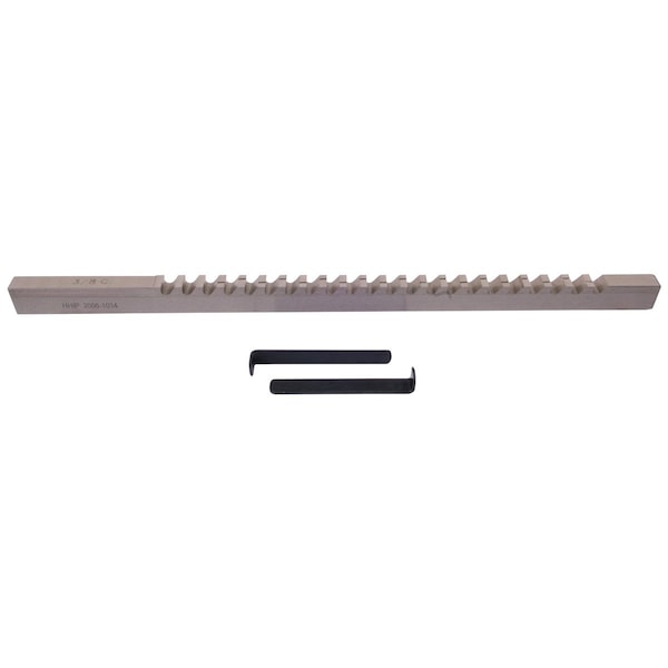 Hhip 3/8" C High Speed Steel Keyway Broach With 2 Shims - 2006-1034