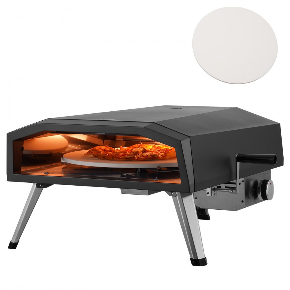 VEVOR 13" Outdoor Pizza Oven Portable Gas Oven Iron Spray Foldable for Camping - BXPSLWNZWDJPWVMPWV0