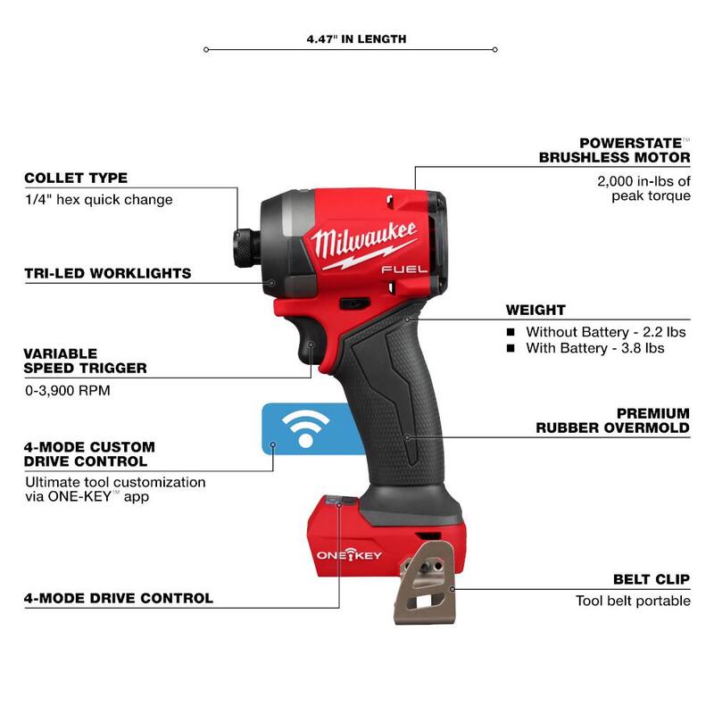 Milwaukee M18 FUEL ONE-KEY 18-Volt Lithium-Ion Brushless Cordless Hammer Drill/Impact Driver Combo Kit with M18 FUEL Hackzall - 3696-22-2719-20

Milwaukee M18 FUEL ONE-KEY 18-Volt Lithium-Ion Inalámbrico sin escobillas Taladro de martillo/Impact Driver Combo Kit con M18 FUEL Hackzall - 3696-22-2719-20
