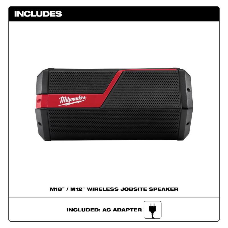 Kit combinado inalámbrico Milwaukee M18 18-Volt de iones de litio sin escobillas (4 herramientas) con 2 baterías, 1 cargador y altavoz inalámbrico M18/M12 - 3693-24CX-2891-20