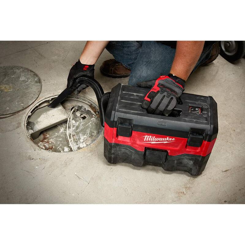 Juego de herramientas inalámbricas Milwaukee M18 18V de iones de litio (4 herramientas) con aspiradora húmeda/seca y batería adicional de 5.0Ah - 2695-24-0880-20-48-11-1850