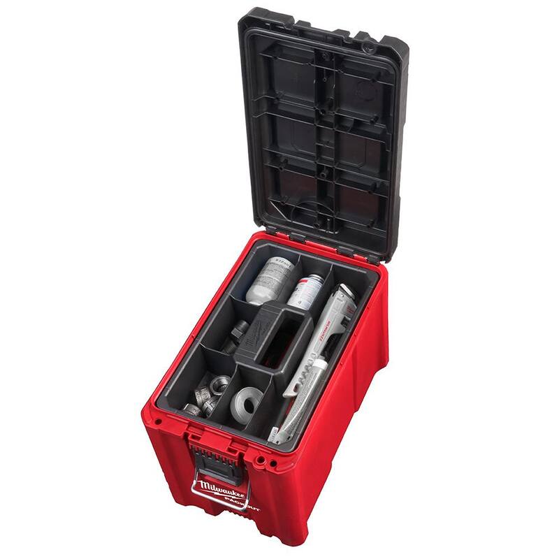 Kit de Herramienta Oscilante Multifunción inalámbrica Milwaukee M18 FUEL 18V de Iones de Litio sin escobillas y Caja de Herramientas PACKOUT - 2836-21-48-22-8422