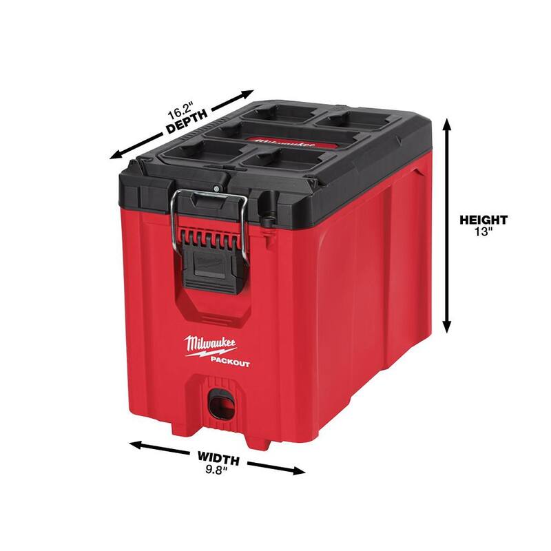 Kit de Herramienta Oscilante Multifunción inalámbrica Milwaukee M18 FUEL 18V de Iones de Litio sin escobillas y Caja de Herramientas PACKOUT - 2836-21-48-22-8422