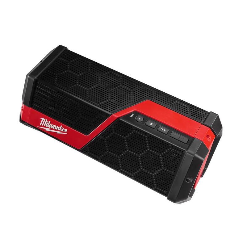 Juego de herramientas inalámbricas de combo Milwaukee M18 18V de iones de litio (6 herramientas) con altavoz inalámbrico para sitio de trabajo M18 - 2696-26-2891-20