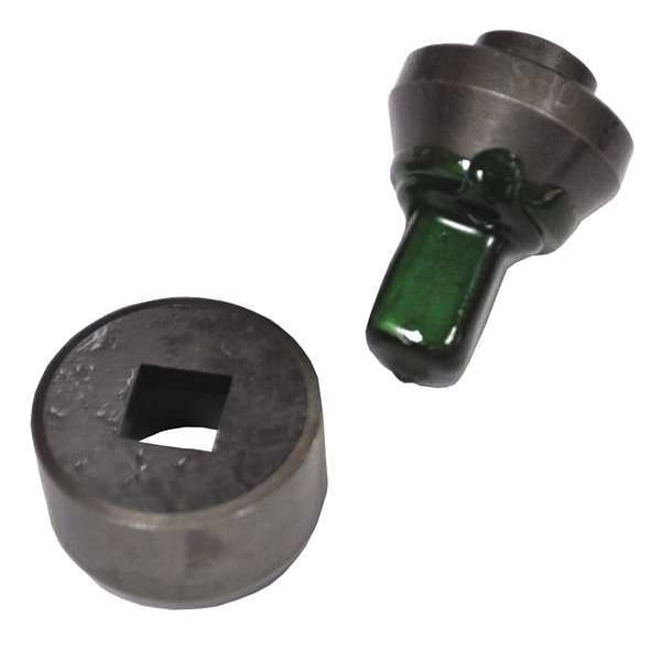 Huskie Tools Punch/Die Set, Square, Hydraulic, 7/16 In - SHD-716SQ