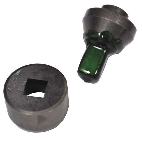 Huskie Tools Punch/Die Set, Square, Hydraulic, 3/8 In - SHD-38SQ