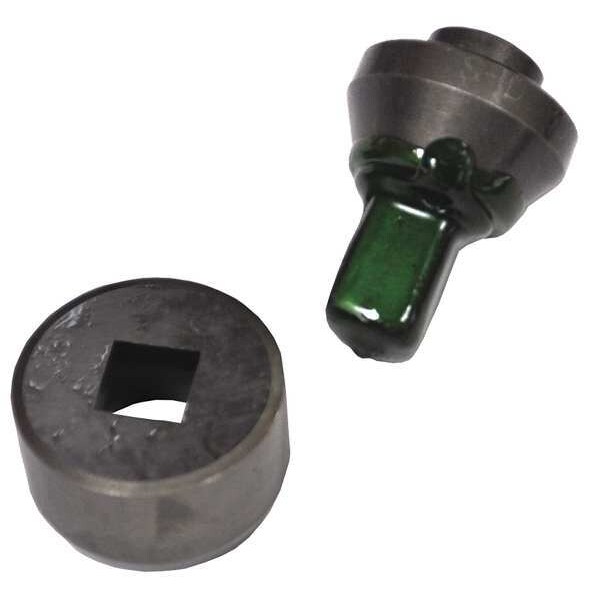 Huskie Tools Punch/Die Set, Square, Hydraulic, 9/16 In - SHD-916SQ 9/16