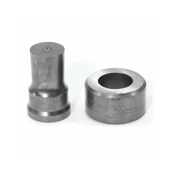 Edwards Punch And Die Set, Round, 1516 In Punch, 11132 In Die Sizes Included, 2 Piece, For Use With - PDOS1-5/16