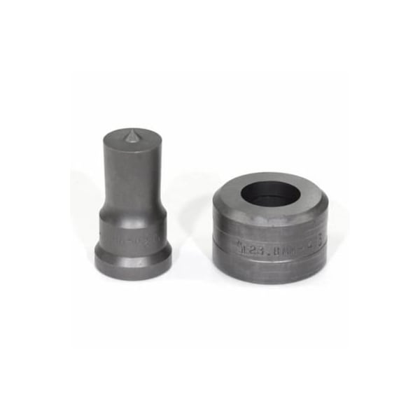 Edwards Punch And Die Set, Round, 23 Mm Punch, 238 Mm Die Sizes Included, 2 Piece, For Use With Standard - PDM23
