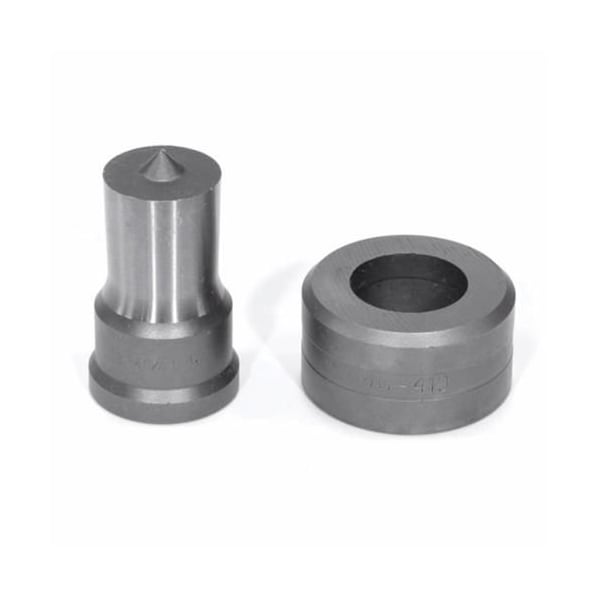 Edwards Punch And Die Set, Round, 1932 In Punch, 1516 In Die Sizes Included, 2 Piece, For Use With - PDOS1-9/32