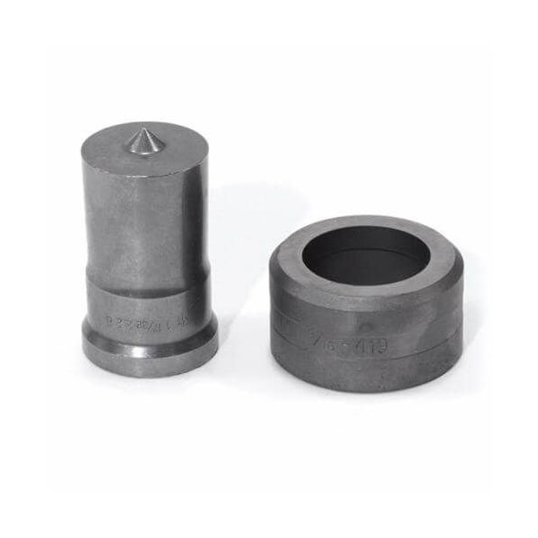 Edwards Punch And Die Set, Round, 11732 In Punch, 1916 In Die Sizes Included, 2 Piece, For Use With - PDOS1-17/32