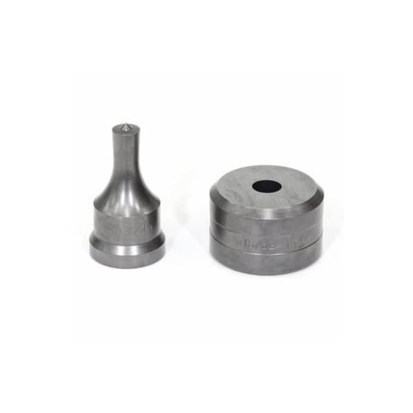 Edwards Punch And Die Set, Round, 716 In Punch, 1532 In Die Sizes Included, 2 Piece, For Use With - PD7/16
