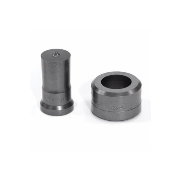 Edwards Punch And Die Set, Round, 1116 In Punch, 1332 In Die Sizes Included, 2 Piece, For Use With - PD1-1/16