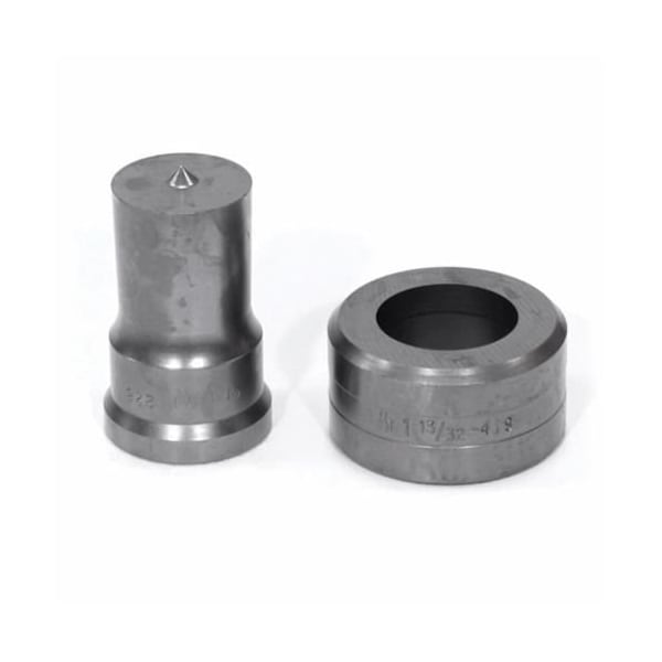 Edwards Punch And Die Set, Round, 138 In Punch, 11332 In Die Sizes Included, 2 Piece, For Use With - PDOS1-3/8