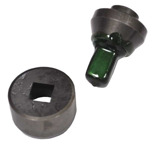 Huskie Tools Punch/Die Set, Square, Hydraulic, 1/4 In - SHD-14SQ