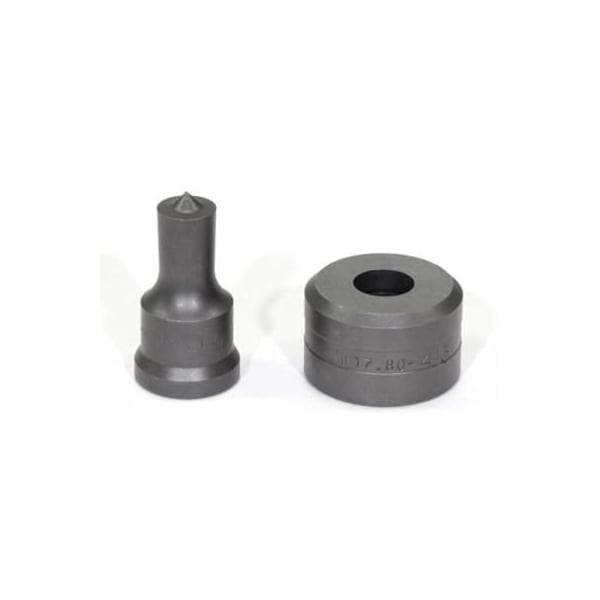 Edwards Punch And Die Set, Round, 17 Mm Punch, 178 Mm Die Sizes Included, 2 Piece, For Use With Standard - PDM17