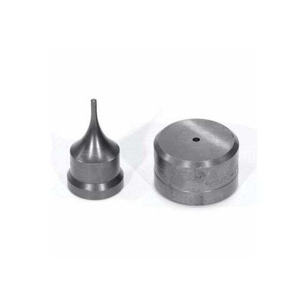 Edwards Punch And Die Set, Round, 18 In Punch, 532 In Die Sizes Included, 2 Piece, For Use With Standard - PD1/8