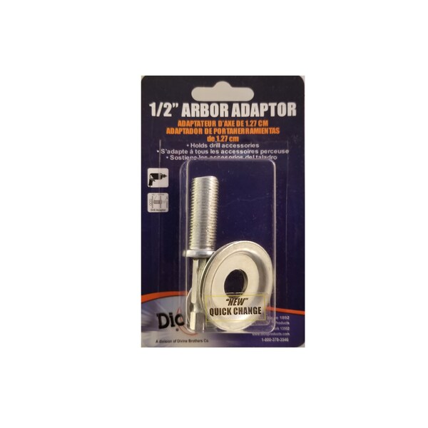 Dico Dico 1/4 in. X 3 in. L Hex Arbor Adapter 1/4 in. Hex 1 pc - 7600076