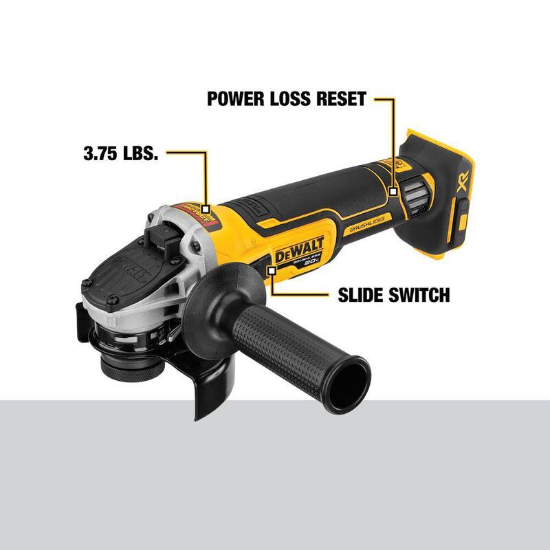 DEWALT taladro martillo 20V MAX XR y controlador de impacto ATOMIC, kit combo inalámbrico de 2 herramientas con amoladora angular y (2) baterías de 4Ah y cargador - DCK2050M2WG405B.