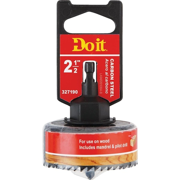 All-Source 2-1/2 In. Carbon Steel Hole Saw with Mandrel - 942261DB