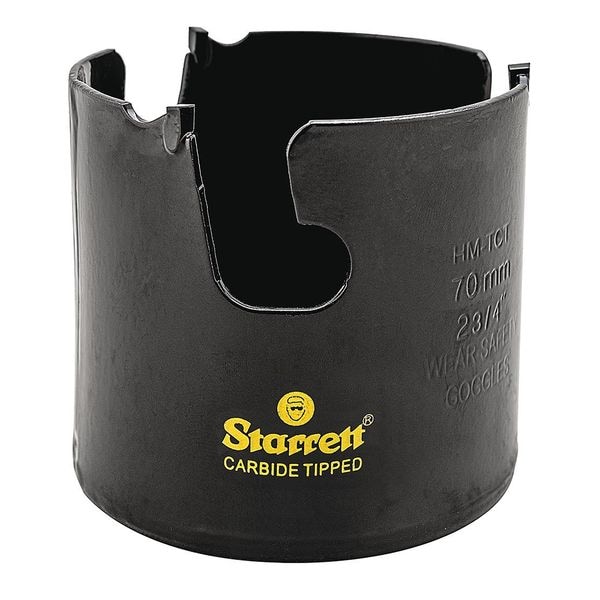 Starrett 2-3/4" Tungsten Carbide Tipped Hole Saw, Multi-Purpose - MPH0234