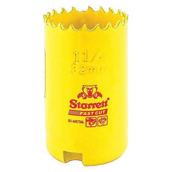 Starrett Bi-Metal Fast Cut Hole Saw 1-1/4" (32mm) - FCH0114-G