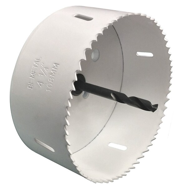 Electriduct Bi-Metal 2.5" Hole Saw with 3/8" Pilot Bit - TL-HOLESAW-250