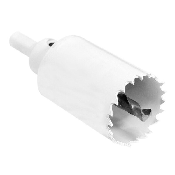 Vulcan Hole Saw with Arbor Hanager, 1-1/16 in Dia, 1-7/8 in D Cutting, 4/6 TPI, HSS Cutting Edge - 960241OR