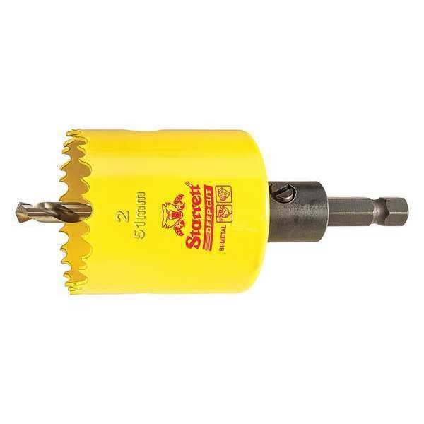 Starrett 2" (51mm) Bi-Metal HSS Hole Saw with Arbor - ADCH0200