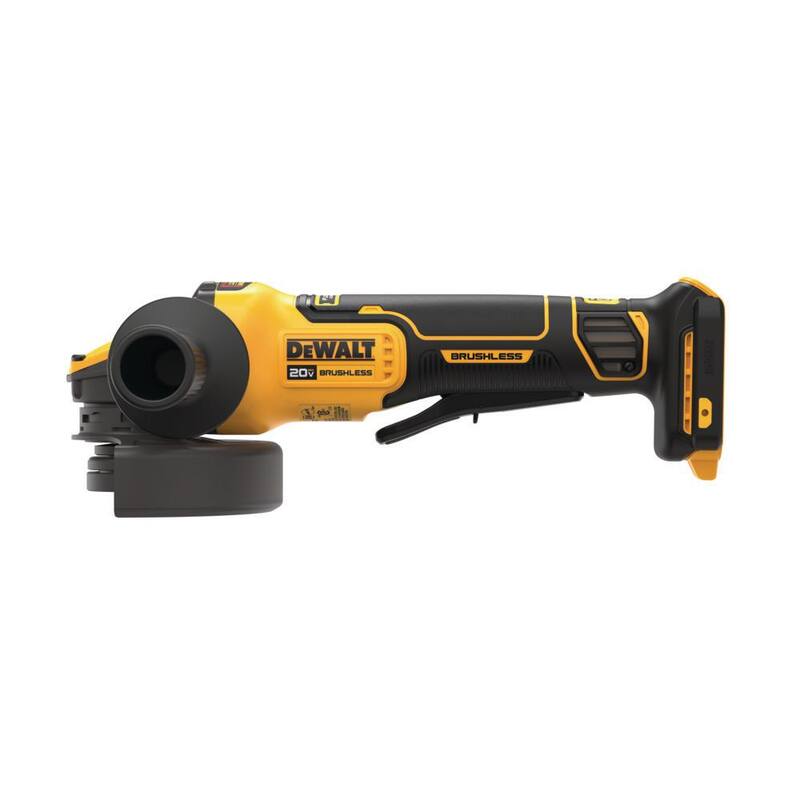 Juego combo DEWALT 20V MAX Inalámbrico Taladro/Destornillador con Motor sin Escobillas y Amoladora de Ángulo de 4.5 a 5 pulgadas con FLEXVOLT y 20V - DCK2100D1T1W416.