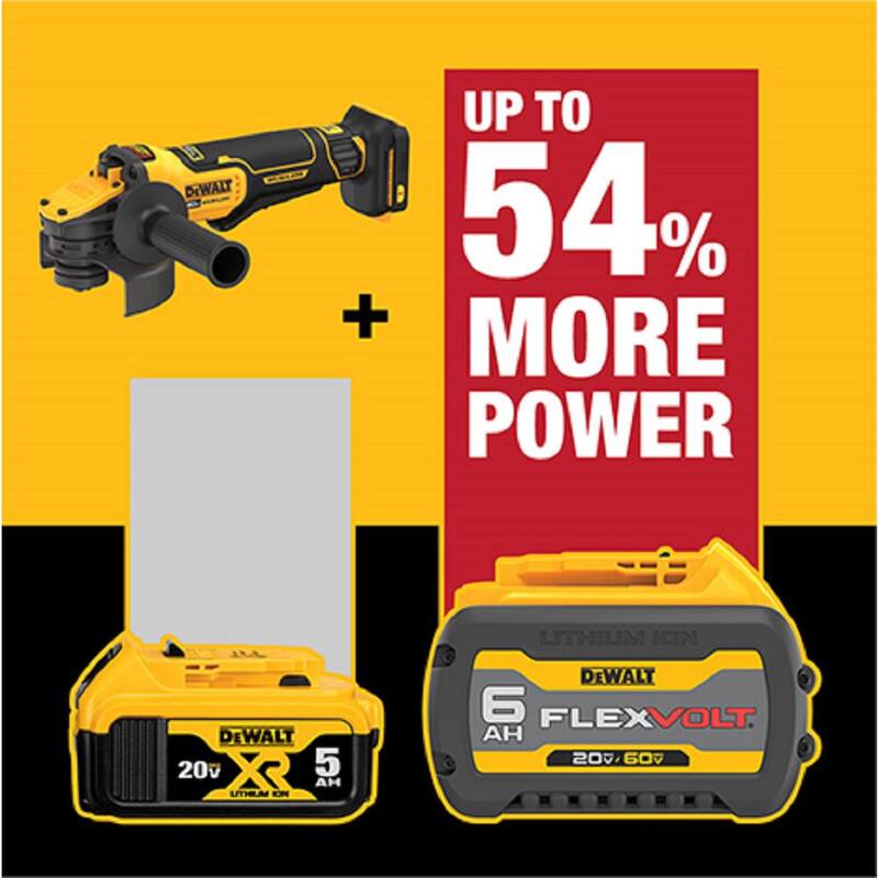 Juego combo DEWALT 20V MAX Inalámbrico Taladro/Destornillador con Motor sin Escobillas y Amoladora de Ángulo de 4.5 a 5 pulgadas con FLEXVOLT y 20V - DCK2100D1T1W416.